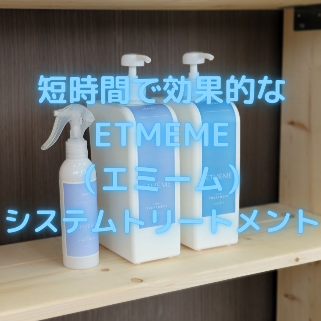 短時間で効果的なETMEME（エミーム）システムトリートメント